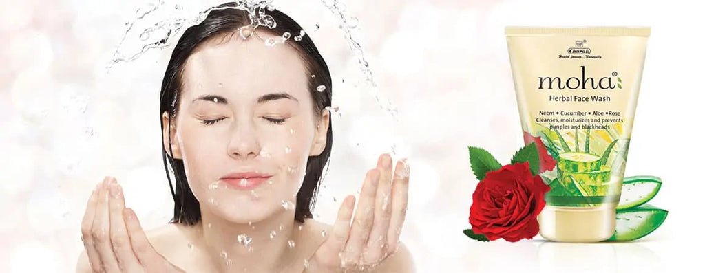 Deep cleanse with moisturising Moha: herbal face wash