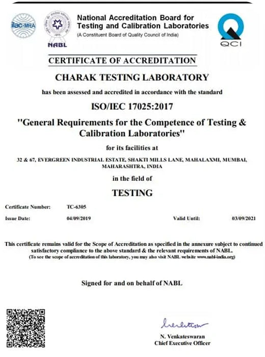 Nabl Certificate
